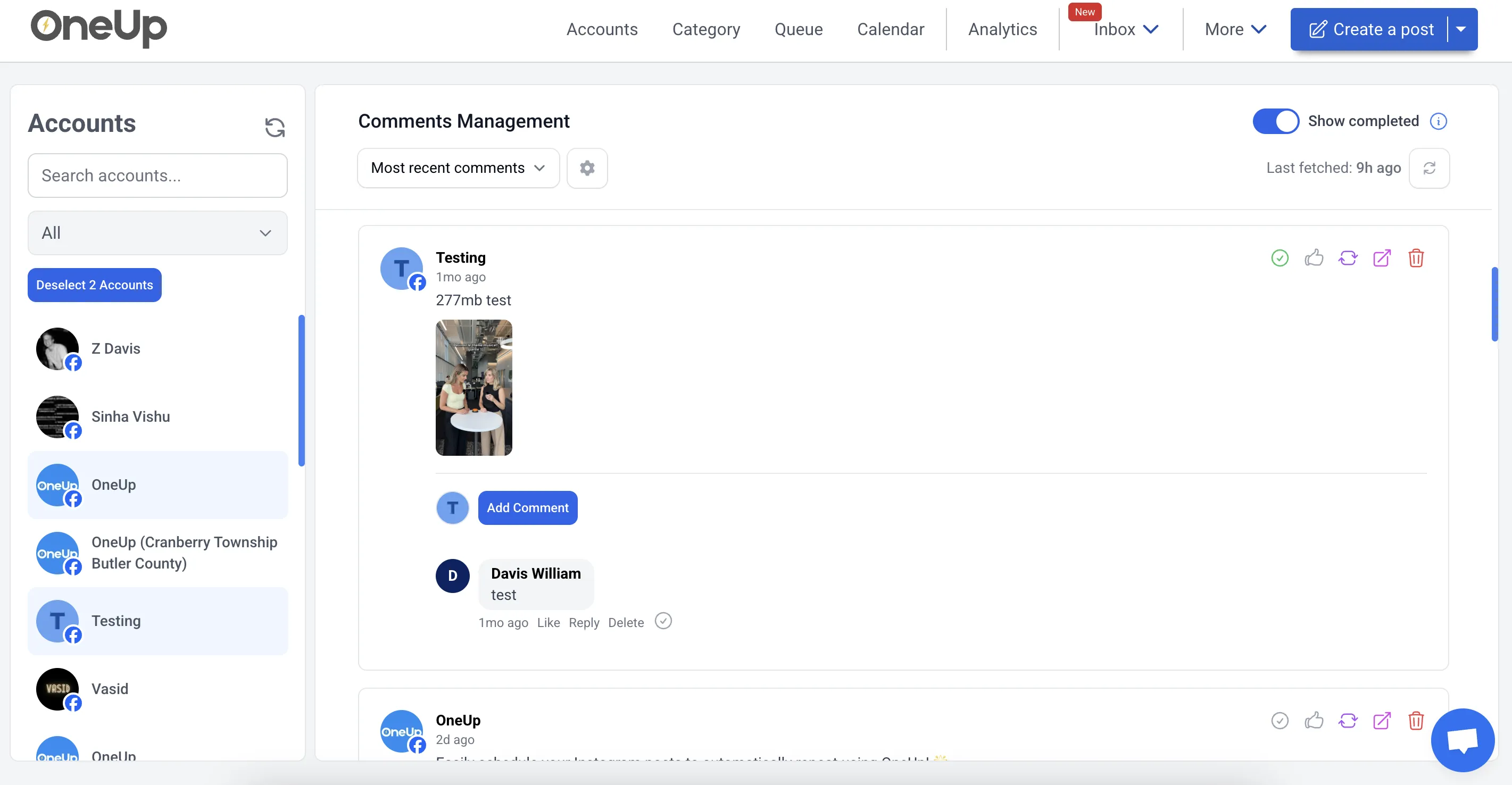 Facebook Social Inbox
